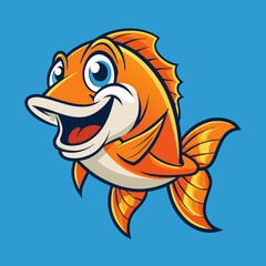 funny fish cartoon
