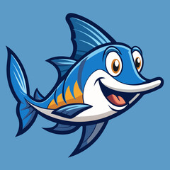 vector illustration of a fish