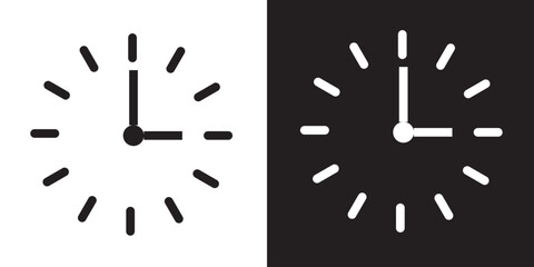 Timers and clock vector icon . Vector illustration. EPS 10/AI