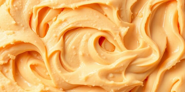 Close-up seamless pattern of textured cake batter, background, dessert