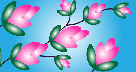 colorful close up Vector object