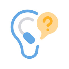  Listening Feedback Ear Icon – Audio Response and Communication Symbol