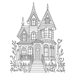 Spooky Halloween Coloring Pages for Adults