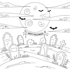 Spooky Halloween Coloring Pages for Adults