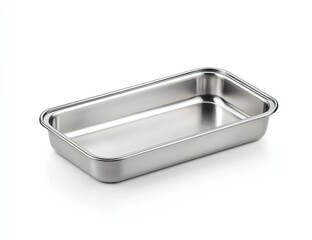 Rectangular stainless steel baking pan