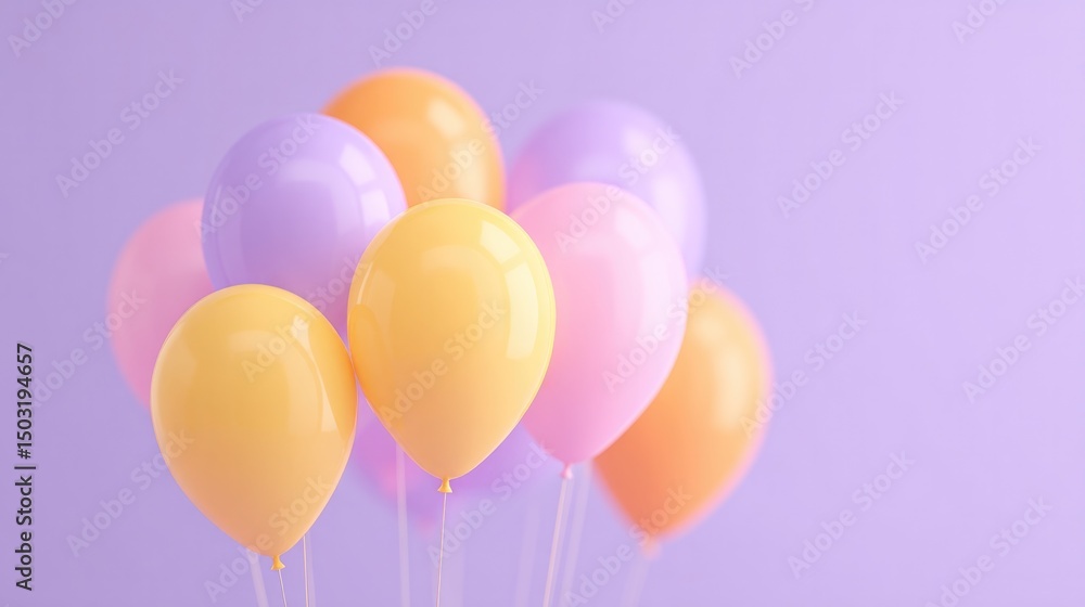 Poster vibrant colorful background under studio lights ideal for minimalistic party-centered design layout