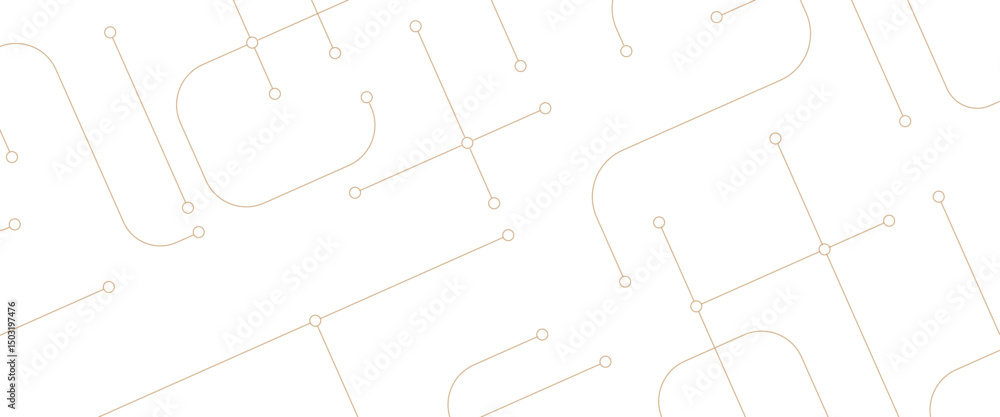 Poster vector modern digital technology element with geometric background