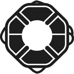 Life Ring Safety Icon