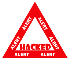 Bold red text "Alert" on a white background, ideal for emergency notifications, warnings, online security alerts, scam warnings, or urgent digital messages.