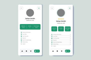 Login screen for mobile interface design. User interface elements for any design. Flat design colored UI kit collection
