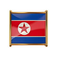 south korea flag isolated on white background. PNG Transparent file type with high definition quality And vibrant color grading Available.