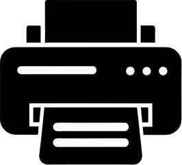 printer icon vector illustration