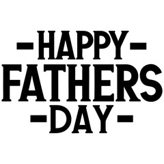 Happy Father's day typography design 