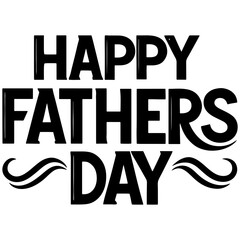 Happy Father's day typography design 