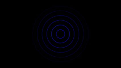 Wireless communication radio waves concept. 4k illustration.
