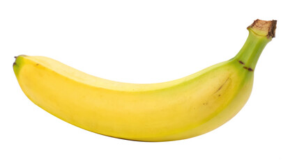 Single banana on transparent background

