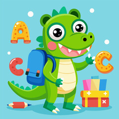 funny turtle vector illustration