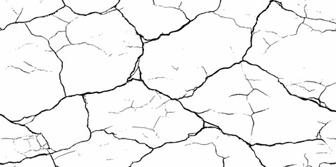 Dust or old grunge concrete building damaged grunge wall black and white texture effect white background.	