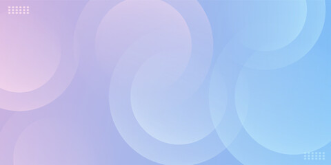 abstract background .blue and pink gradation. circle effect style. modern minimalist vector