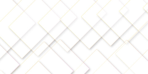 abstract background with white box shadow smooth shiny 3d random chaotic lines. squares and triangle