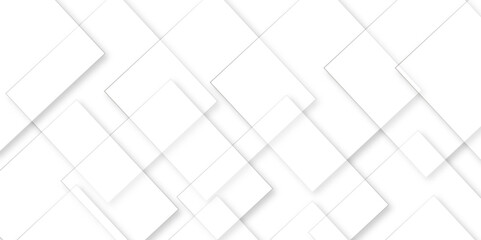 abstract background with white box shadow smooth shiny 3d random chaotic lines. squares and triangle