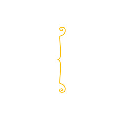 Golden Curly Bracket