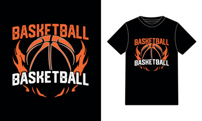 Obraz premium Basketball t-shirt design