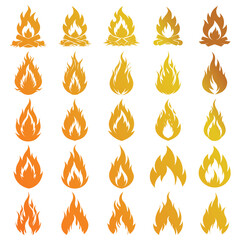 fire icons set , fire icons 