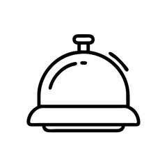 service bell icon vector illustration