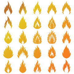 fire icons set , fire icons 