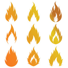 fire icons , fire icons set