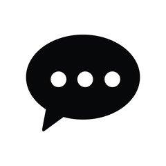 Fototapeta premium Download high-quality speech bubble vector icon message communication chat dialogue talk conversation bubbles symbol graphic illustration design element for free use
