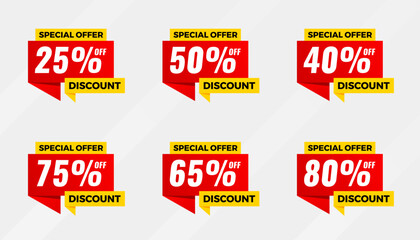 Discount sale labels vector template. Price Drop, big sale, final sale, flash sale background. Discount Promotion marketing poster design for web and Social.