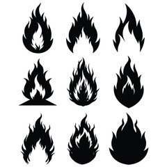 fire icons , fire icons set