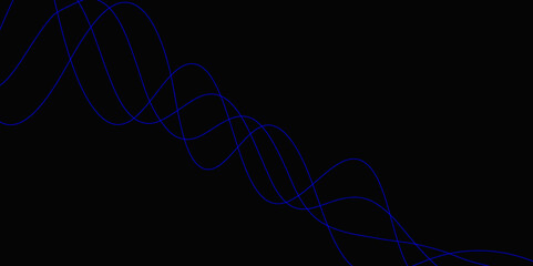 Abstract blue background with a glowing abstract waves. Abstract wave element for design. Digital frequency track equalizer, Futuristic background design. Long exposure, Light painting photography.