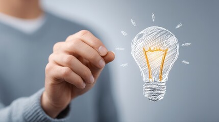 Creative Idea Concept Light Bulb