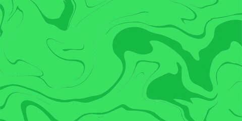 Intricate Green Topographic Map Showcasing Detailed Contour Elevation Patterns