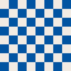 Seamless pattern with colorful check