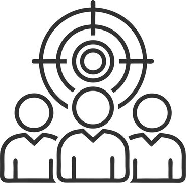 recommend clip art: business people target concept