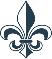 Fleur de Lis Heraldic Logo.eps