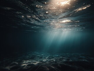 The Mysteries and Tranquility of the Deep Blue Ocean Depths