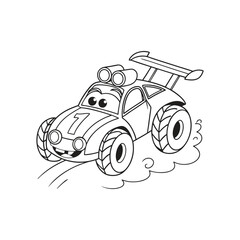  Fun Vehicle Coloring Pages Collection for Kids