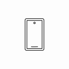 mobile phone icon sign vector