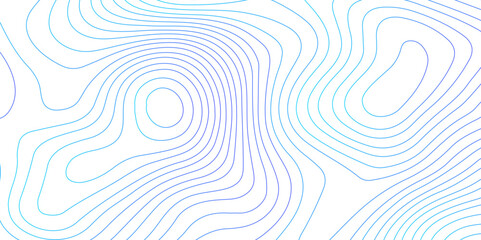 Topographic map background with geographic grid for hiking and mountain sport. modern design with white background and colorful wave line. topographic contour lines vector map seamless pattern vector.