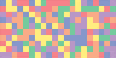 Beautiful colorful vector abstract textured polygonal background. Minimalist design. Pattern with repeating rectangles can be used as a background.