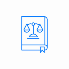 law book icon sign vector