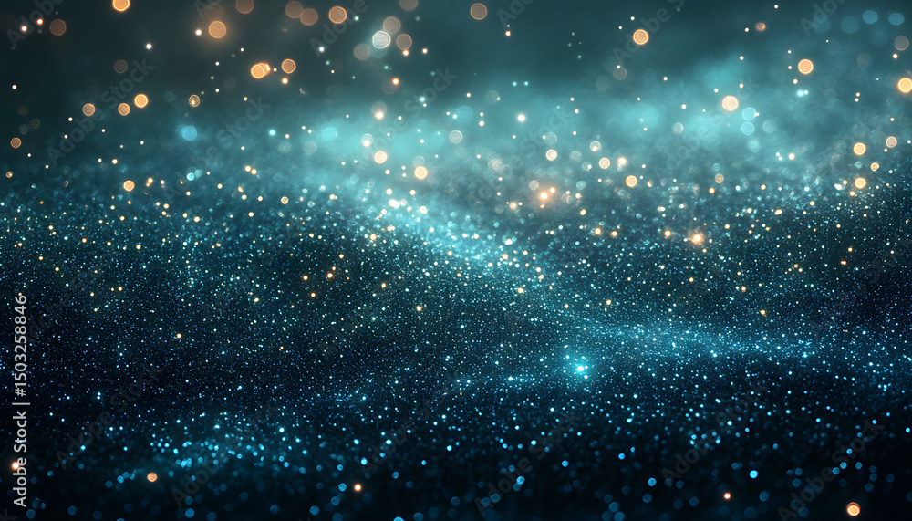 Poster grainy green blue gradient background glowing light noise texture effect header dark banner backdrop