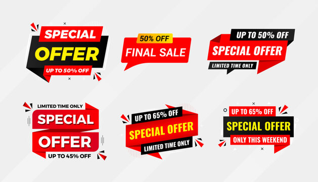 Discount Sale Banner vector template. special offer, big sale, final sale, flash sale background. Discount Promotion marketing poster design for web and Social.