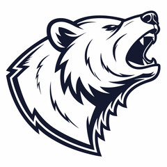vector illustration of a bear