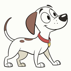 Funny dog vector